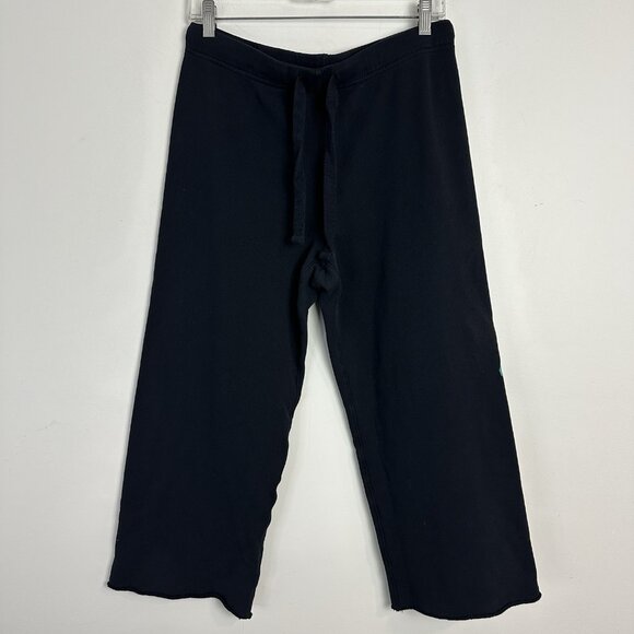 Frank & Eileen Pants - Frank & Eileen Catherine Triple Fleece Sweatpants Crop Womens Small Black